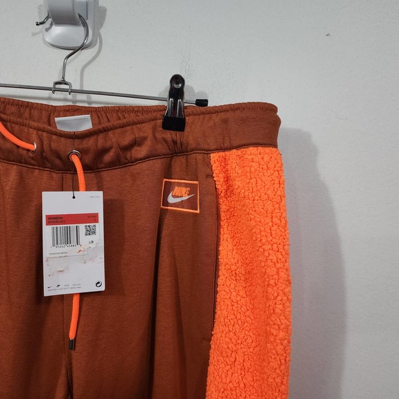 Nike Women's Sportswear Icon Clash Fleece Jogger Orange NEW DD5065-825 Size L - Picture 4 of 15